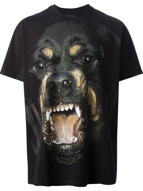 givenchy t-shirt mit dog mouth justin rare|givenchy collections for sale.